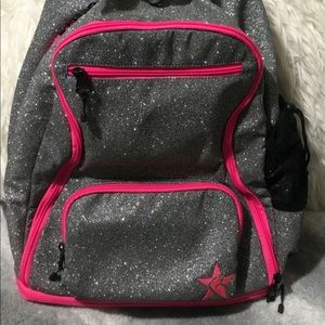 Rebel cheerleading backpack